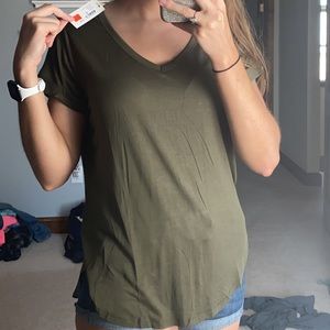Army Green Tee